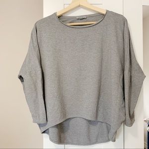 COS Top grey long sleeve